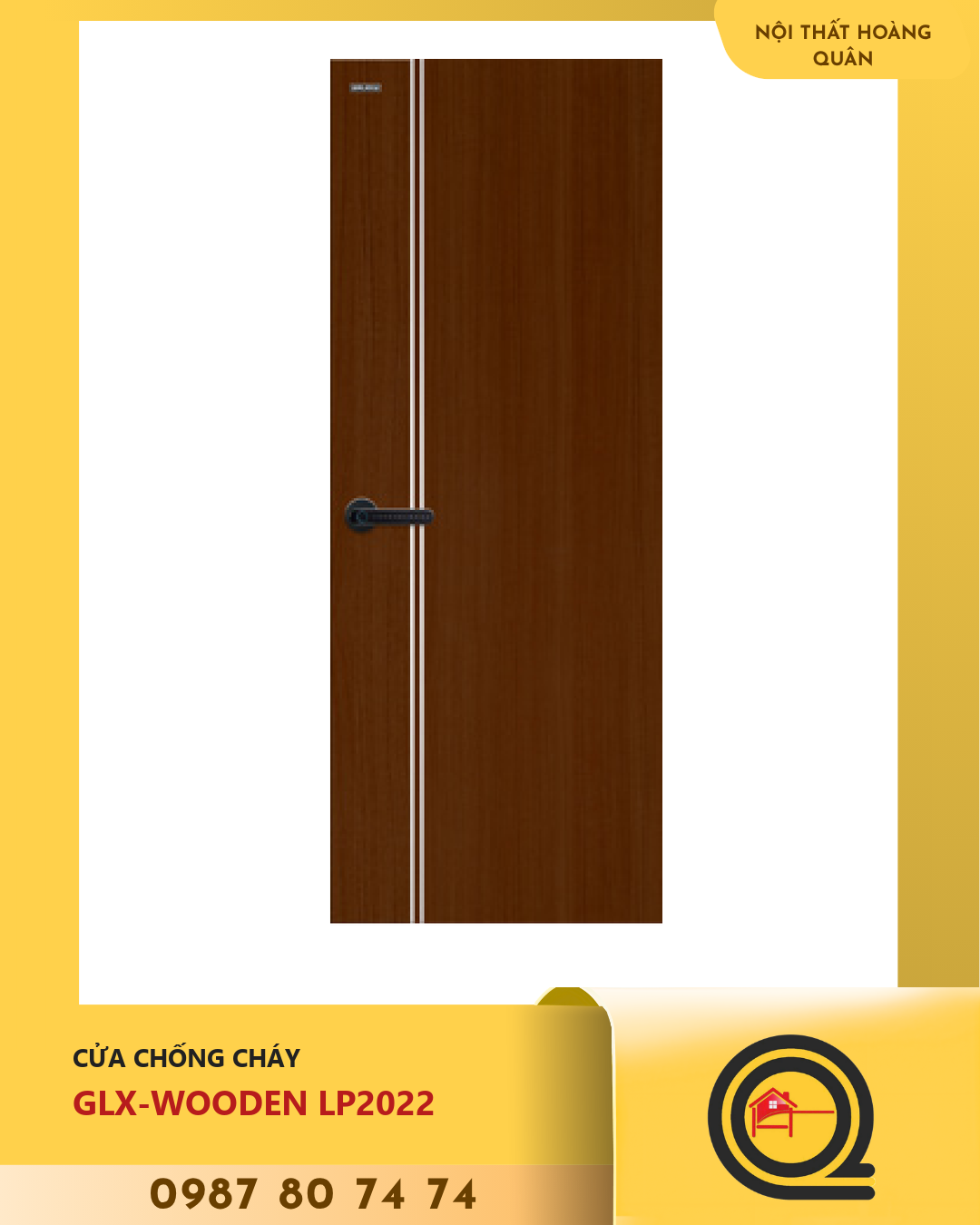 Cửa Gỗ Chống Cháy GLX-WOODEN LP2022